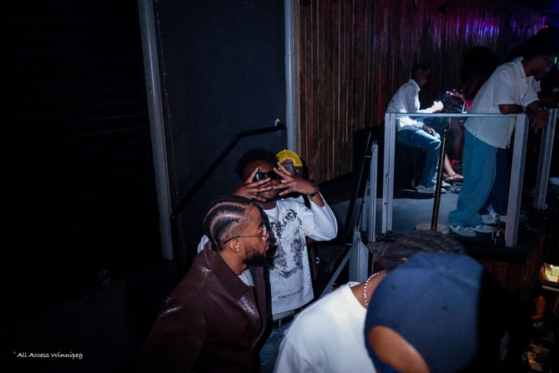 Artist backstage moment, concert photography, Winnipeg