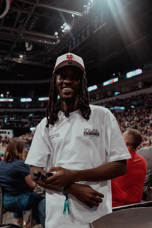ALL ACCESS Winnipeg founder smiling courtside, Winnipeg