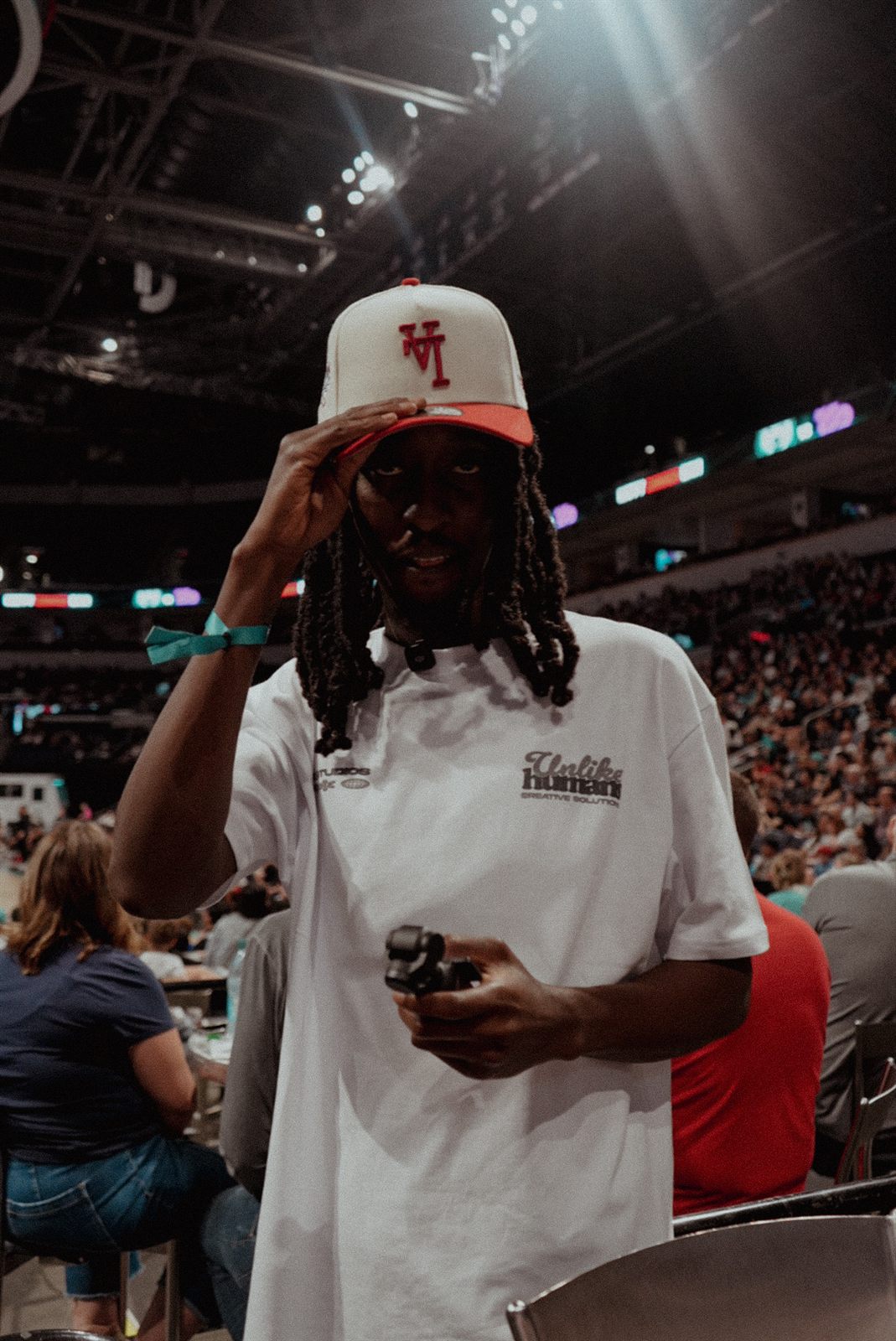Founding member portrait courtside, Canada Life Centre
